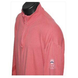 Rare Peter Millar Tour Design Pima Cotton 1/4 Zip Pullover Millar Crown Logo XL